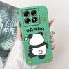 Für Xiaomi 14T Hülle 14T Pro Cover Süßer Cartoon-Panda Weiches Flüssigsilikon Stoßfest Funda Für Xiaomi 14T Pro Mi14TPro 5G Hülle