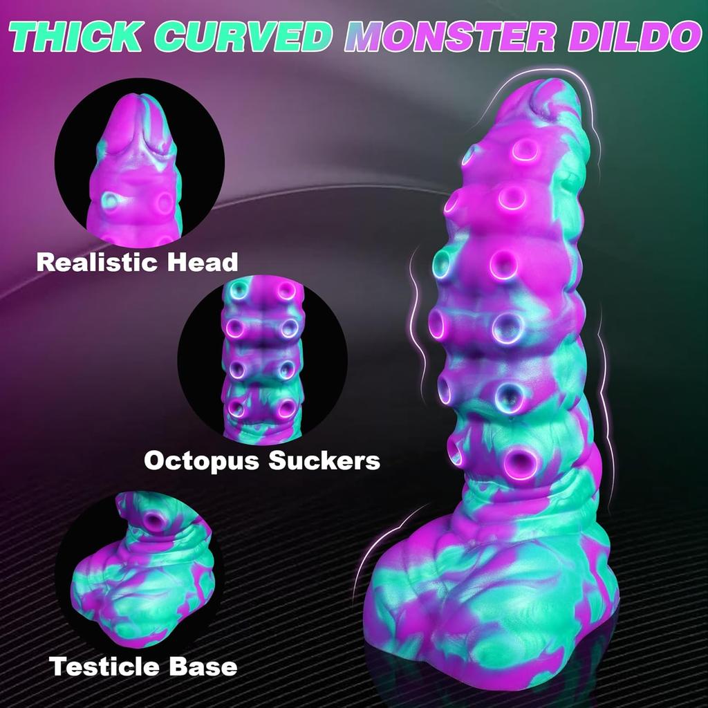 Large Thick Penis Liquid Silicone Huge Dick With Suction Cup Monster Anal Sexy Black Dog Dildo Butt Plug Anal Plug Adult Men Women