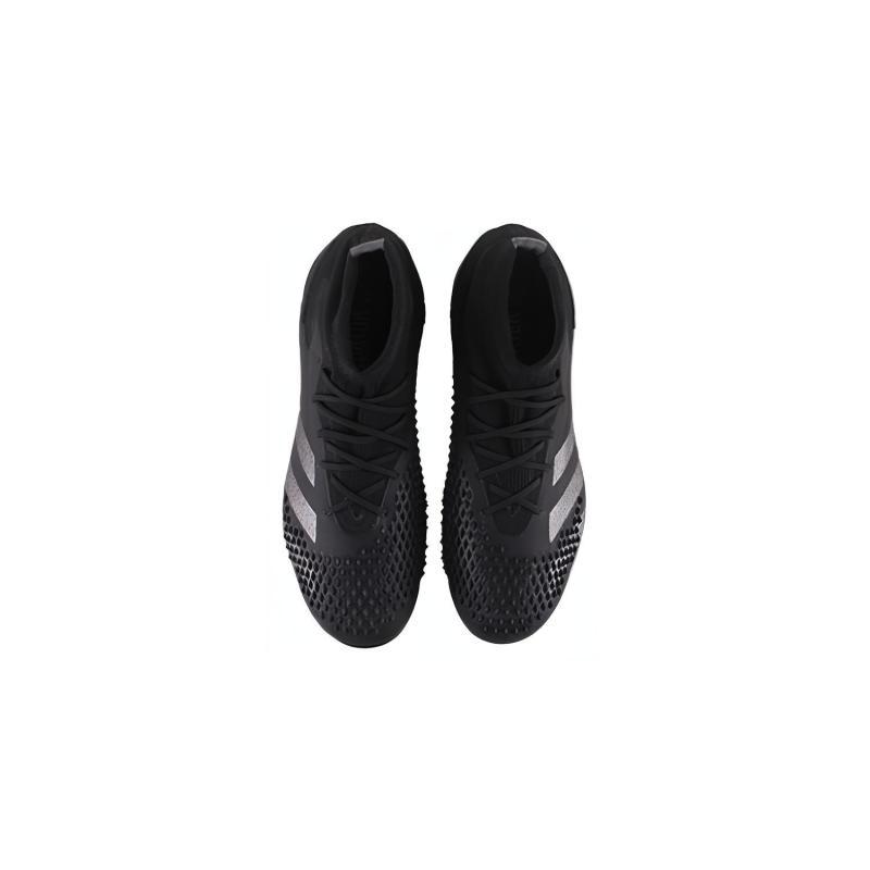 Adidas Mutator Slip Resistant Shock Absorbers Mid Top Kids' Soccer Shoes Black Kids' Sneakers EF1988