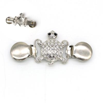 Cardigan Connection Clip Scarf Buckle Fashion Scarf Supply Personality Turtle Diamond Clip Sweater Clip