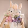 Non-Toxic Cute Flower Dress Bunny Plush Toy Adorable Cartoon Comfort Bunny Doll Easter Bunny Party Gifts Valentine Gifts