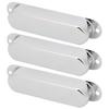 3Pcs Closed Pickup Cover Single No Hole Brass Instrument Guitar Musical Accessories