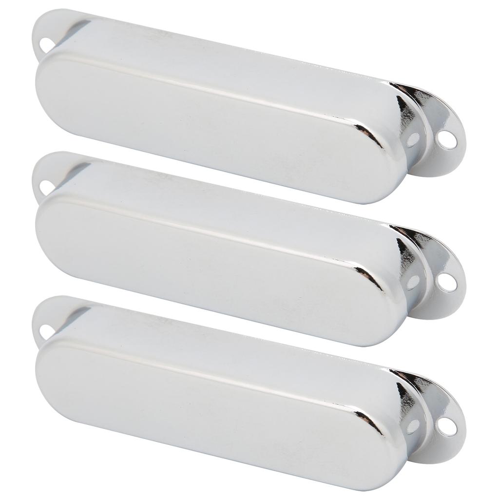 3Pcs Closed Pickup Cover Single No Hole Brass Instrument Guitar Musical Accessories