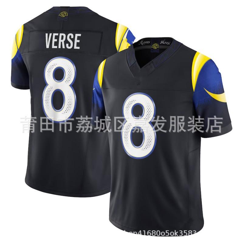 Mens Cotton Rugby Jersey Team Sports Fan Wear - Lightweight Breathable Athletic Top