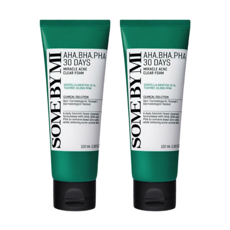 

SOMEBYMI AHA·BHA·PHA 30 Days Miracle Acne Clear Foam 100ml × 2