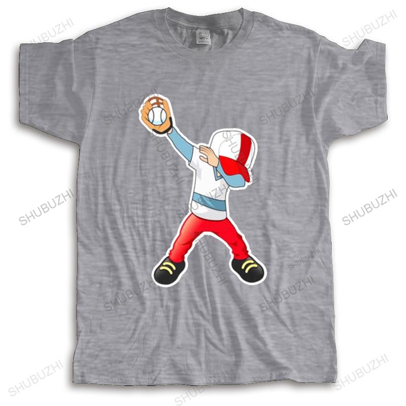 man luxury brand vintage t shirt short sleeve Funny Baseballer Baseballer Dab cotton fashion t-shirt for him plus size teeshirt