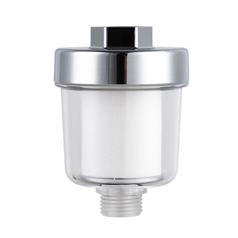 Universal Shower Head Filter with Replaceable PP Cotton Cartridge for Home Water Purification
