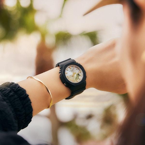 Casio Women's G-SHOCK GMA-P2100SG-1AJF [G-SHOCK] Round Watch Black Resin *Biomas Plastic