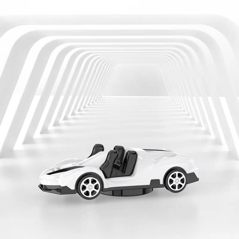 2-in-1 Racing Car Phone Holder Car Desktop Decor Stand 360° Rotatable Universal for All Smartphones Mount