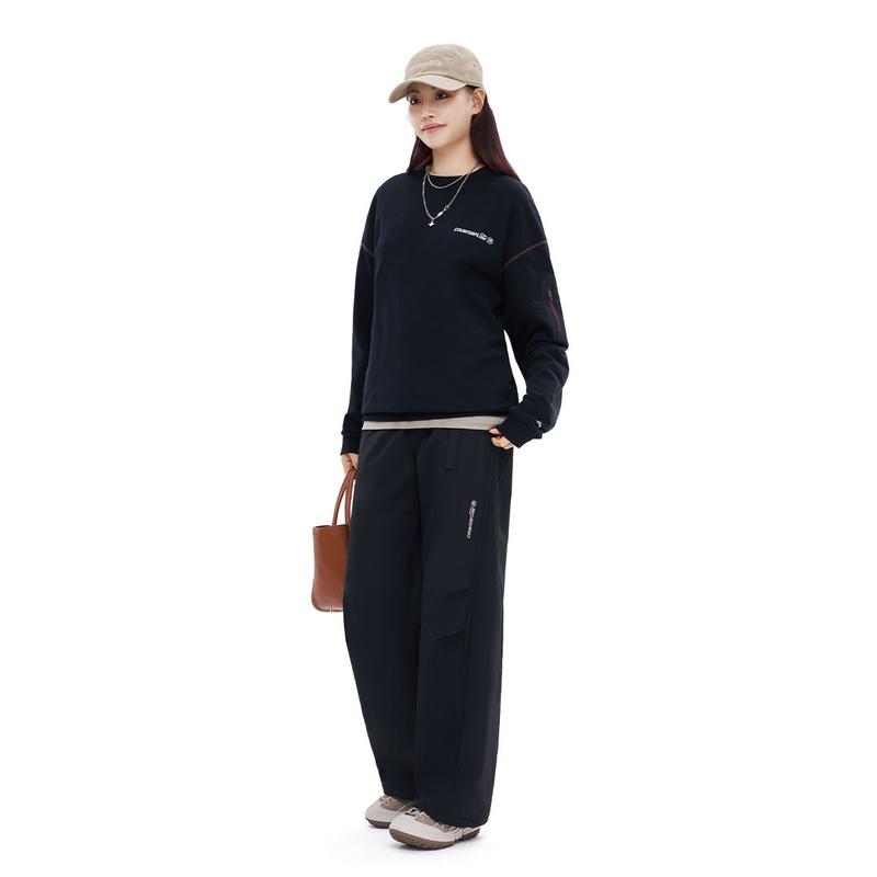 Li-Ning Outdoor CF Waterproof Windproof Quick-Dry Cool Softshell Pants Women pants Black AYKW116-1