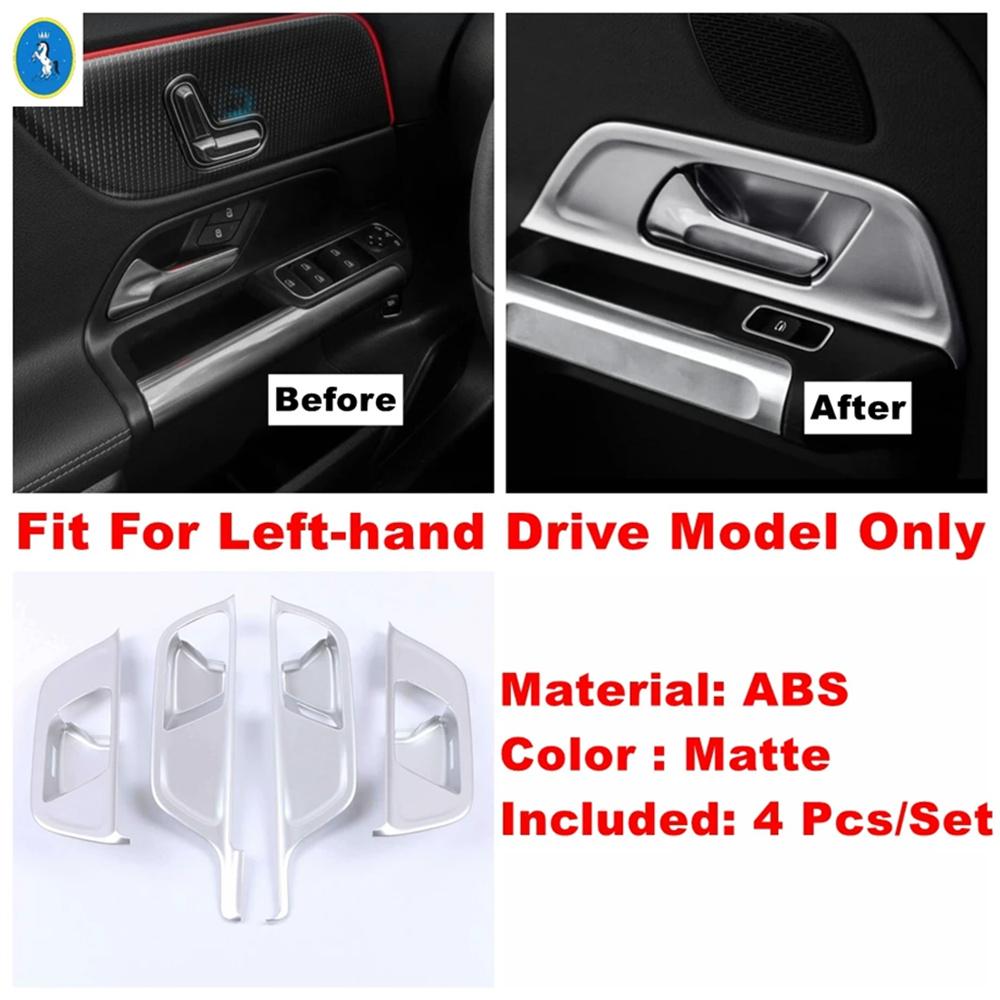 ABS Auto Door Handle Bowl / Armrest Window Glass Lift Button Switch Panel Cover Trim For Mercedes-Benz GLA 220 H247  - 2024