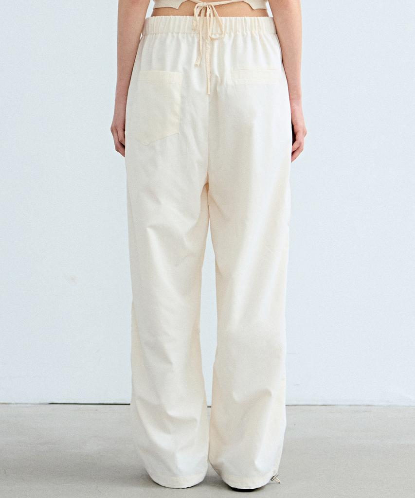 Nigaennikol Minimal Parachute Pants_Cream