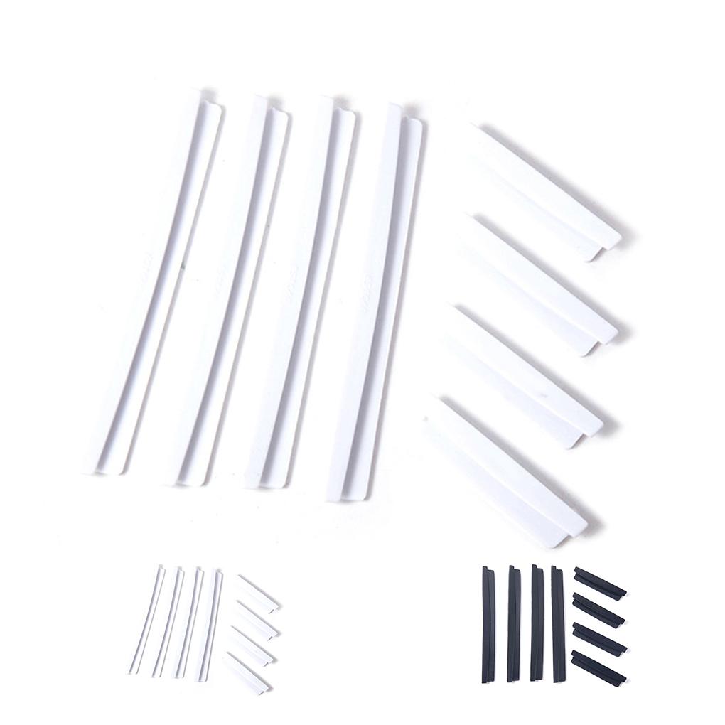 8pcs Car Door Edge Guards Set Auto Slim Bumper Strip Kit Trim Molding Protection Anti-rub Scratch