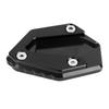 Black Stand Extension Pad - Anti-Slip Side Stand Compatible with MT 07/FZ 07/TRACER 700 2014-2019 (Black)