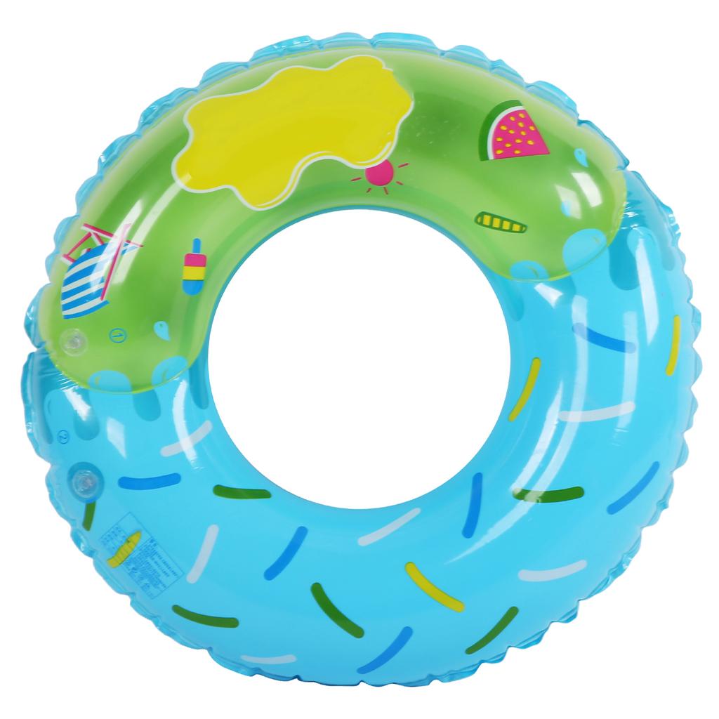 90cm Kids Swimming Circle Rings Thicken PVC Inflatable Pool Float Tube Ring for Boys Girls