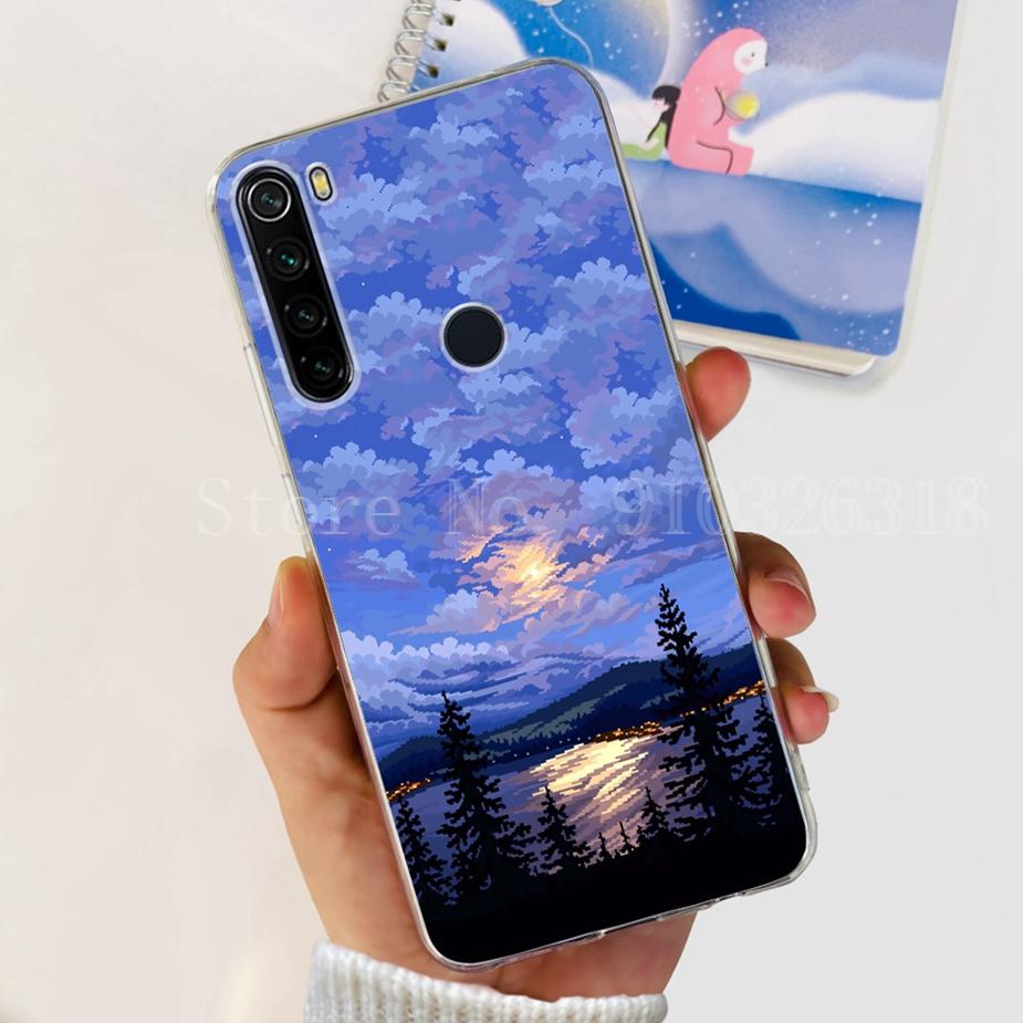 For Xiaomi Redmi Note 8 Case Redmi Note 8T Clear Silicone Soft Slim Phone Case For Xiaomi Redmi Note 8 Pro Note8 Back Cover Capa