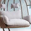 Hanging Chair Egg Chair Swing Cushion Cover Thickened Soft Rebound Breathable Non Deformable Cradle Vine Basket Cover No Padding