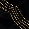 No Fade 2meters Stainless Steel Lip Chain Multi-Size Metal Bulk Chain for Necklace Bracelet Chain DIY Jewelry Making Accessories