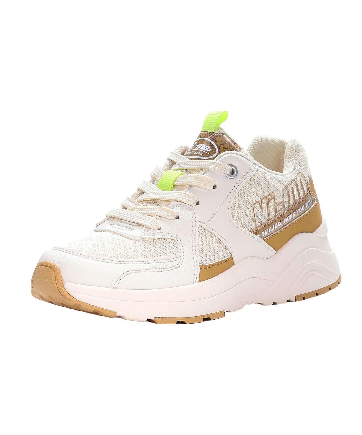 

Moonstar NM J088 Sneakers for 2E Girls, Beige, 19.0 cm, бежевий