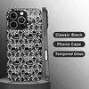 Halloween Style Skull Glass phone case mobile phones for iphone 17 pro max cover for iPhone 17 16 15 14 13 12 11pm Pro Plus