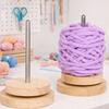 Wooden Yarn Rotating Tool Portable Thread Holder Auxiliary Tool Yarn Ball Holder  Crochet Work