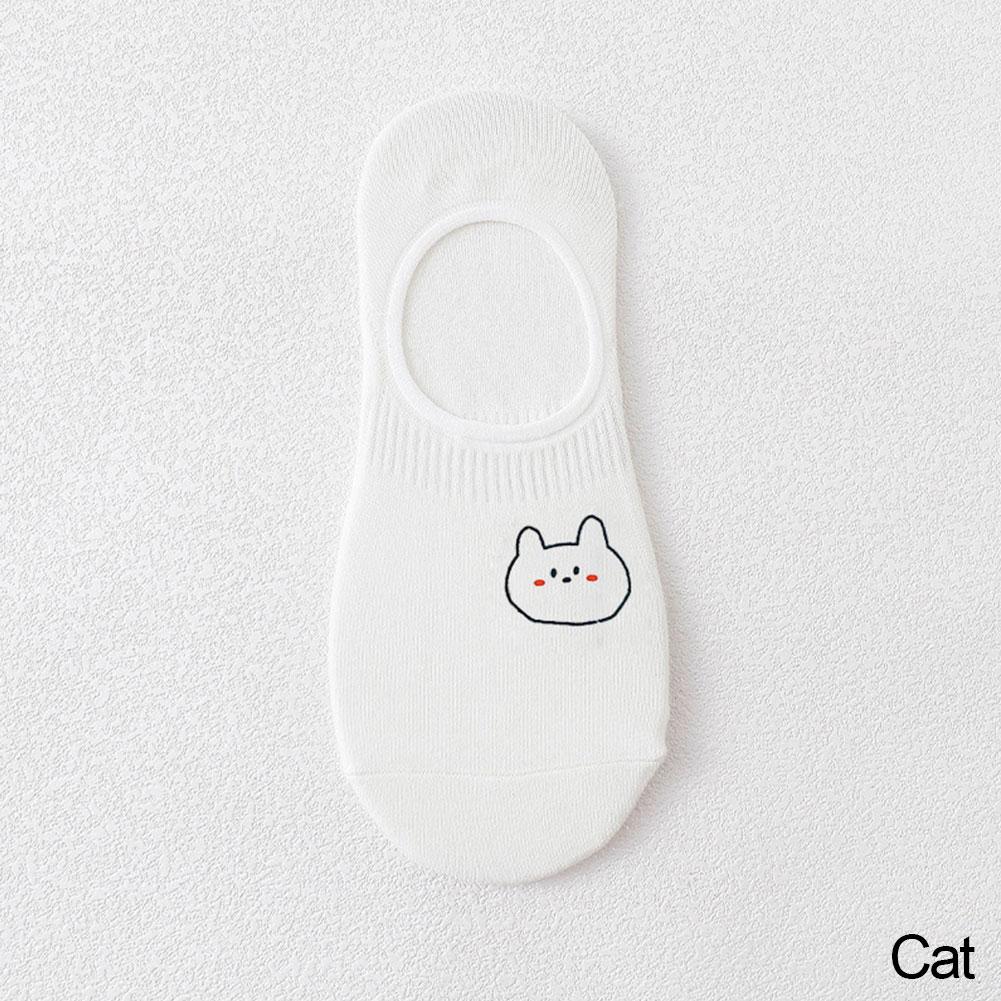 Buy 5 Pairs Women Rabbit Cow Animal Socks Cotton Casual Warm Cute ...