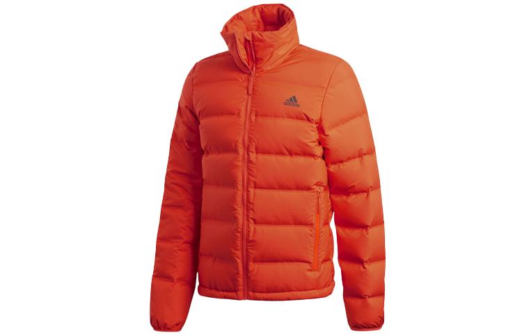 Adidas Down Jackets Men s Orange Stand Collar Moderate Other DZ1448 S
