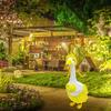 Easter Celebrations Garden Decoration Clothes Goose Statue Accessories Bunny Ear Hat Festive Outdoor Decoration