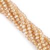 6mm Flat Glass Crystal Beads - DIY Plated Color Abacus Loose Beads for Accessories