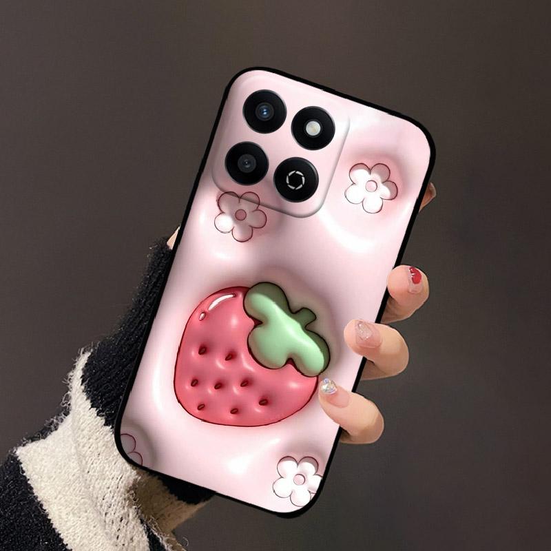 For Honor 200 Smart Case Luxury Fashion Painted Soft Protective Silicone Cases For Honor X7C Back Cover Phone Shell Fundas Coque