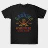Men Black Print T-shirt Retro Colors The Goonies No-Cut Transfer Paper Print Cotton Tshirt