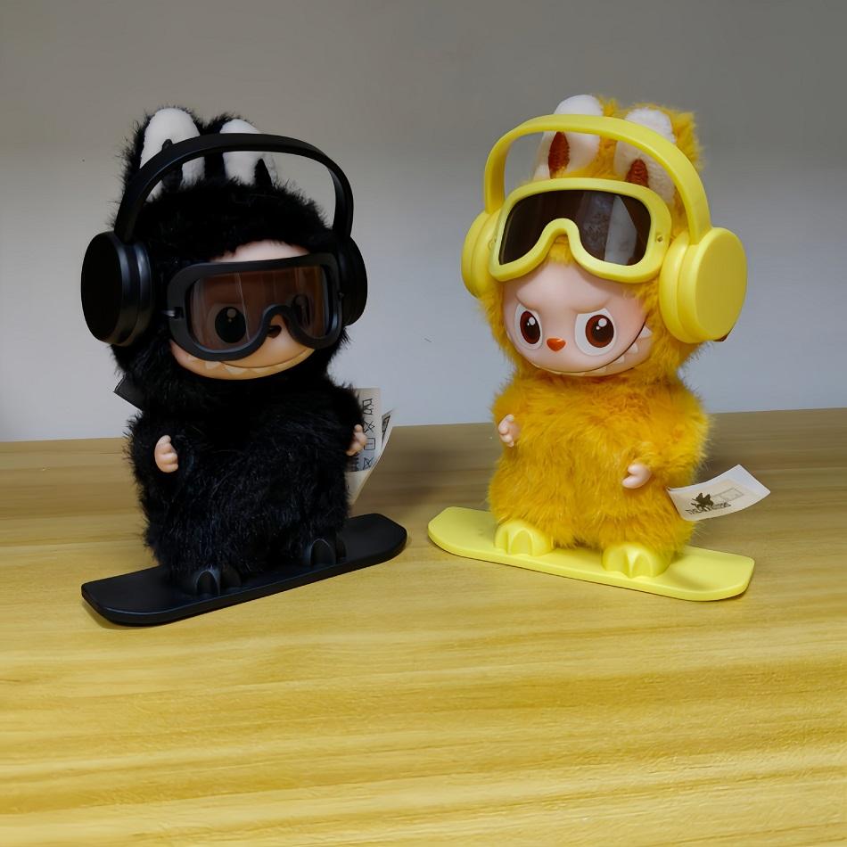 Labubu 4.0 Mini Series Outfit Change For 10cm Labubu Vinyl Plush Pendant Earphones Goggles Snowboard Sports Set Accessories Gift
