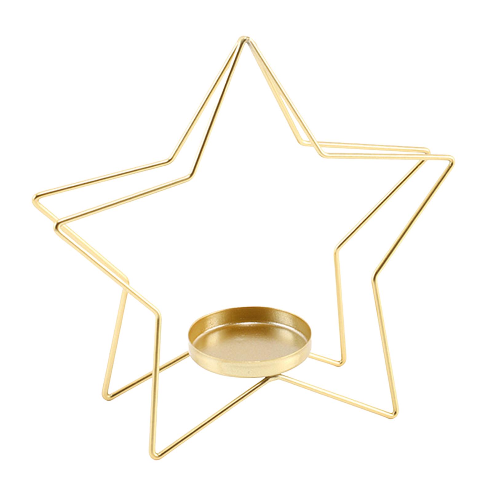 

Tealight Holder in Iron Hollow Design for Tabletop Decoration