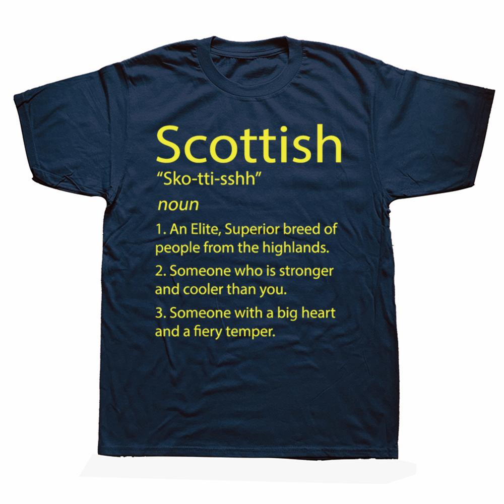 Scottish Definition Funny Scotland Gift Father Dad Papa TShirt Europe Cotton Male Tops Shirt Classic Newest T Shirt Summer