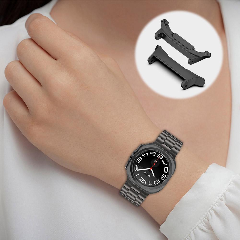 1 Pair Adapter Watchband Strap Connector Zinc Alloy Connection Adapter Inner Diameter 22mm for Samsung Galaxy Watch 7 Ultra 47mm