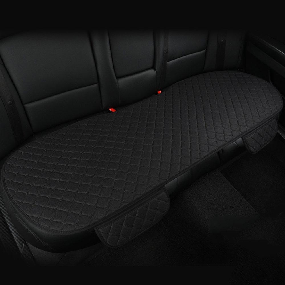 Универсальная термоизолирующая накидка на автомобильное сиденье, моющаяся, нескользящая, для заднего сиденья, водонепроницаемая, амортизирующая подушка, Авто чёрный