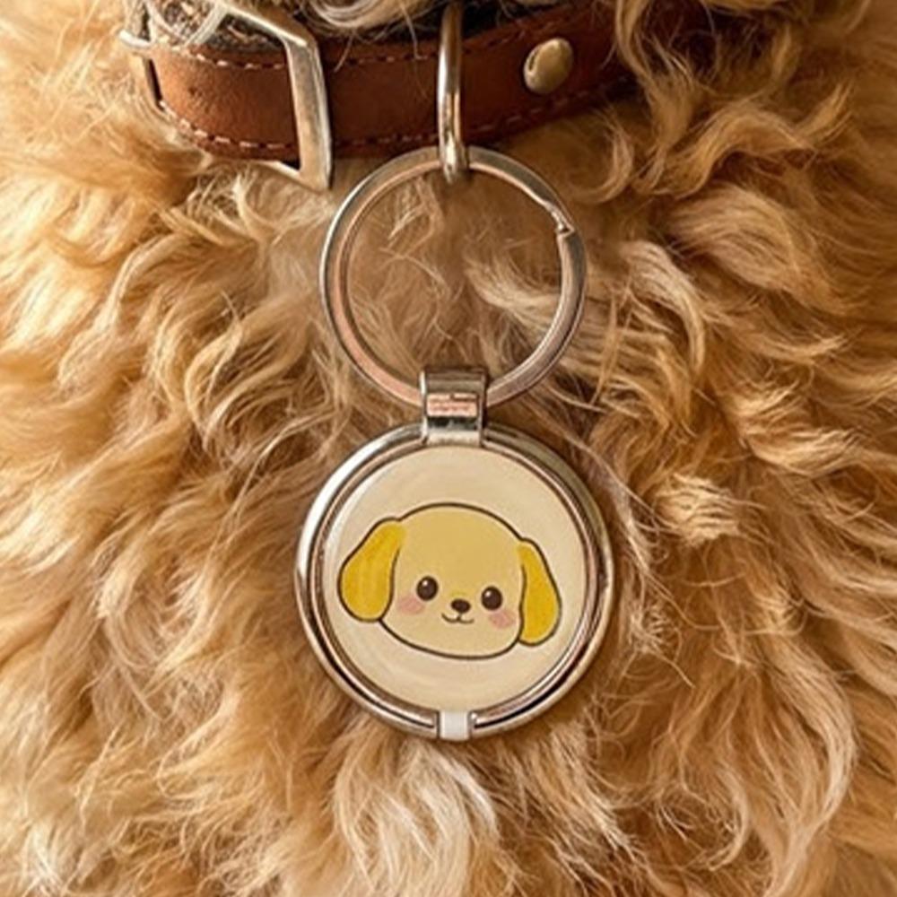 Metal NFC Pet Sensor Pendant Touch To Find Cat Dog Pattern Dog Anti Lost Pendant Safety Smart Sensor Pet Information Card