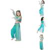 Enchanting Aladdin Princess Jasmine Cosplay Dress Set For Adults And Girls