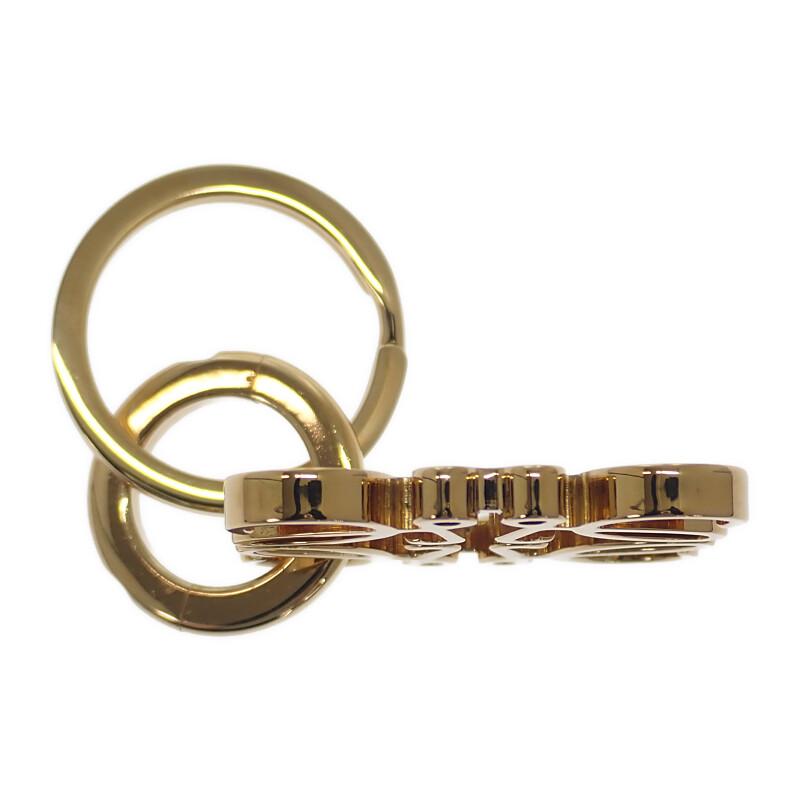 LOEWE  111.25.203 key ring gold metal Women