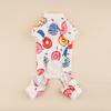 Dog Pajamas Pjs Spring Summer Dog Clothes for Small Dogs Girl Boy Medium Size Dogs, Doughnut Pattern Puppy Clothes Doggie