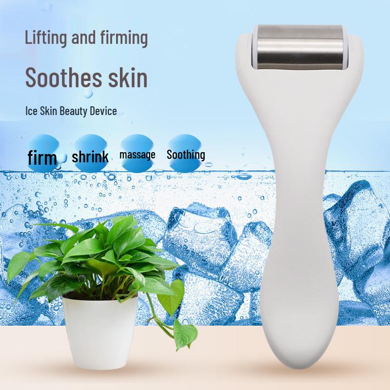 Korean Stainless Steel Ice Roller for Face Lifting and Massage - Detachable Beauty Roller Massager