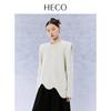 HECO ManRuo New Chinese Style Wool Blend Pullover Sweater for Women