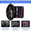 Curling Iron Organizers Compact Heat Resistant Storage Bag Multiple Pocket Design Polyester Travel Case For Hair Tools