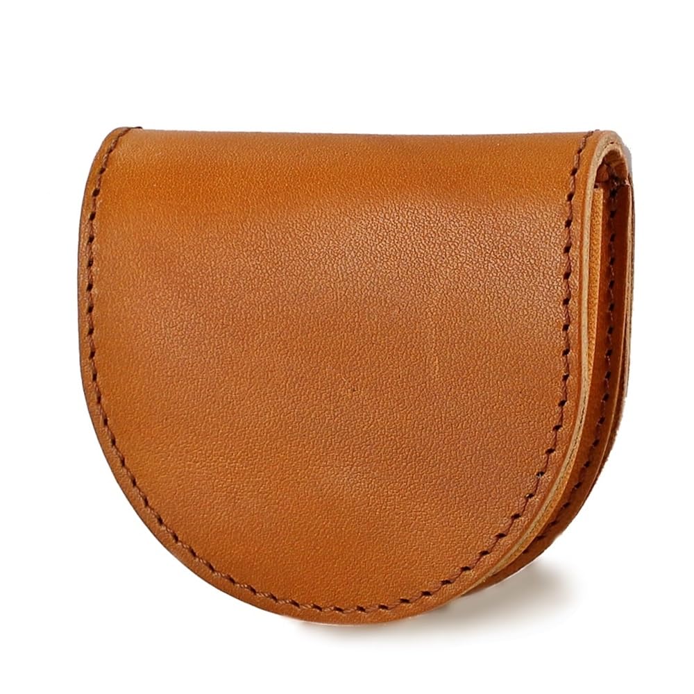 

Gift set with paper coin coin made in genuine wrapped Camel bag, case, leather, men s, women s, easy-to-dispense purse, Japan, leather, compact,