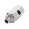 Fori laterali in acciaio inossidabile 1/8"NPT femmina a M12 M10 M14 1/8NPT 1/4NPT connettore sensore pressione olio linea di alimentazione adattatore a T
