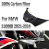 100% Carbon Fiber For BMW S1000R M1000R 2021-2024 Motorcycle Accessories Winglets Fairing Forward Lip Spoiler Wind Wing