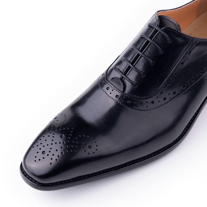 Fashion Wholesale Men Dress Shoes Luxury Handmade Office Business Male's Footwear For Wedding Party Formal Suits' Shoes Genuine Leather