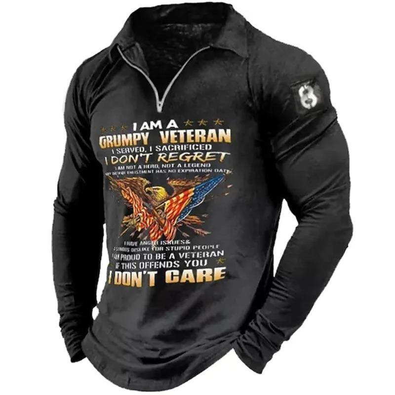 New POLO Shirt Zip Long-sleeved Lapel Men's Sweatshirt Casual Tops Tide