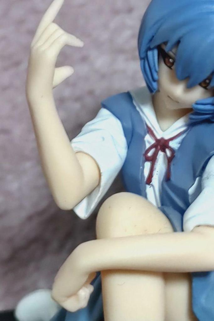 [USED] Young Ace Special Supplement Evangelion Ayanami Rei Uniform Version Figure