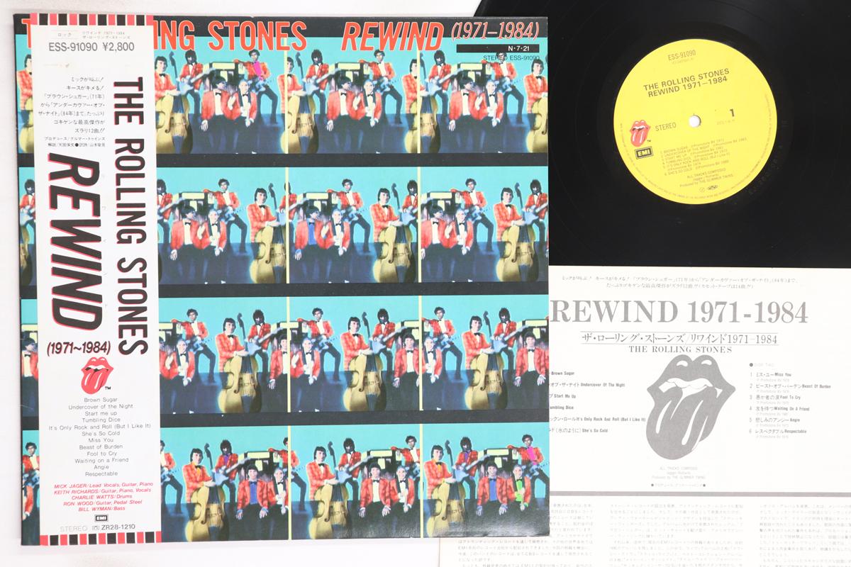 

LP Record ROLLING STONES - Rolling Stones Rewind 1971-1984 ESS91090 ROLLING STONES 1984 Japan Obi Rock Used